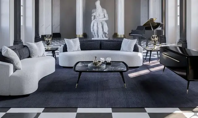 Contemporary living space